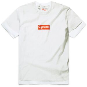 Supreme MM6 Box Logo White Shirt