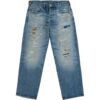 Supreme MM6 Distressed Loose Fit Selvedge Jean