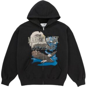 Supreme MM6 Eagle Zip Up Hoodie