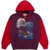 Supreme MM6 Eagle Zip Up Red Hoodie