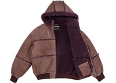 Supreme MM6 Shearling Bomber Hoodie