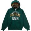 Supreme MM6 Green Zip Up Hoodie